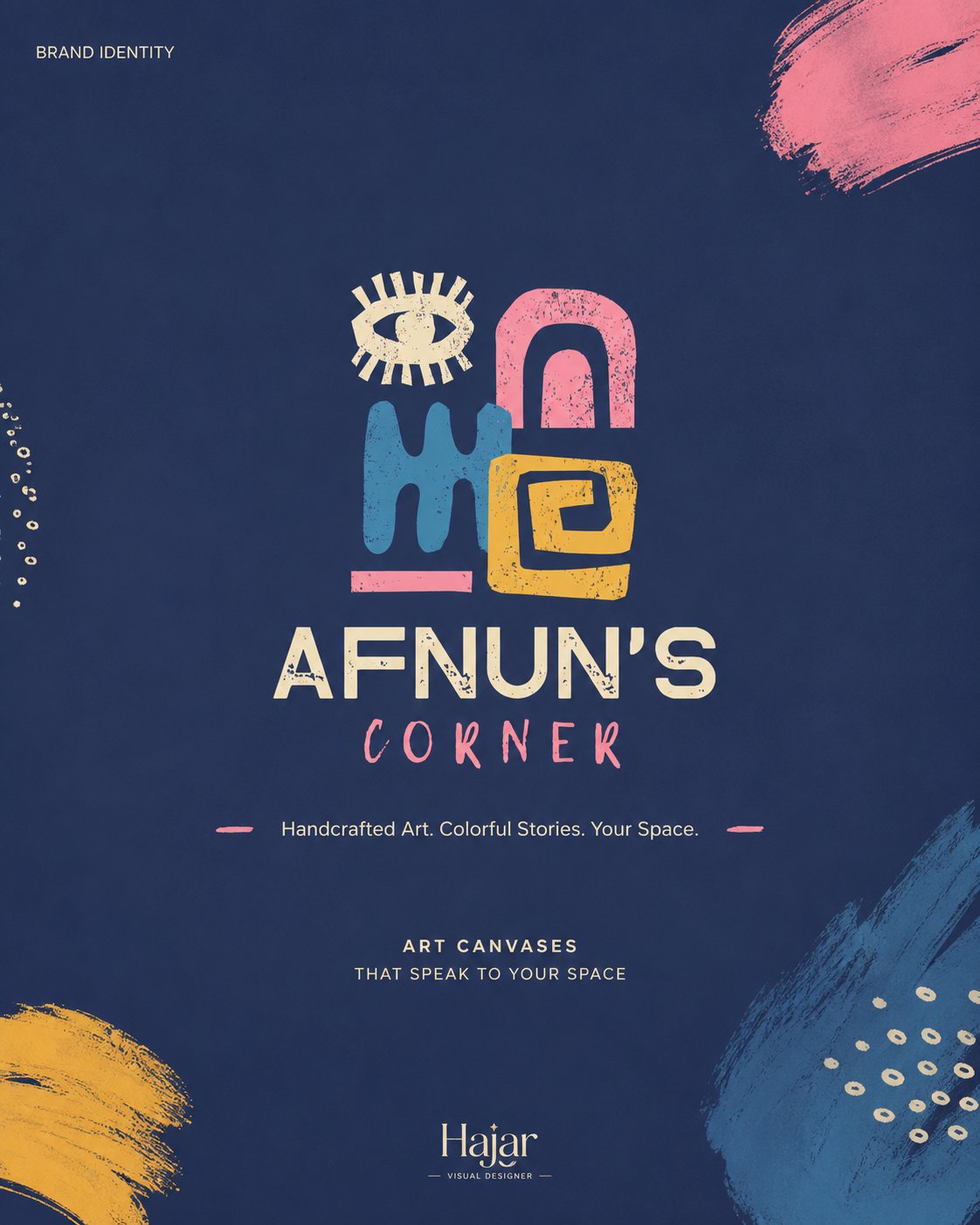 Afnun's Corner branding project cover