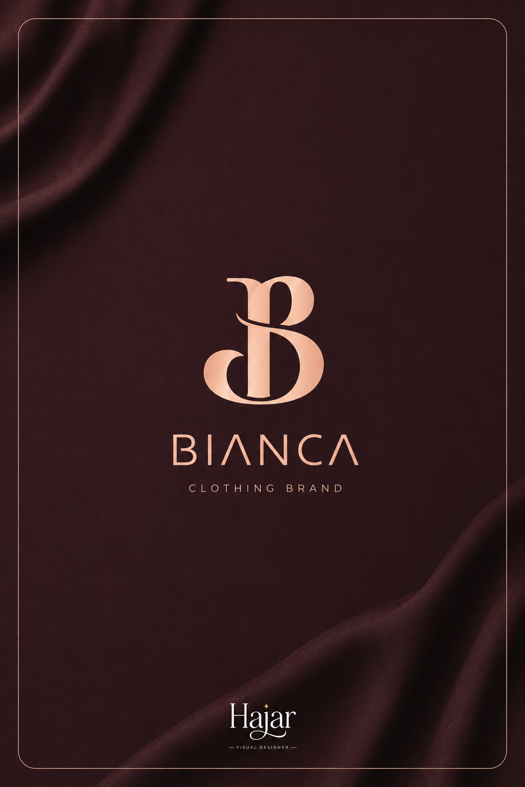 BIANCA clothing branding project cover