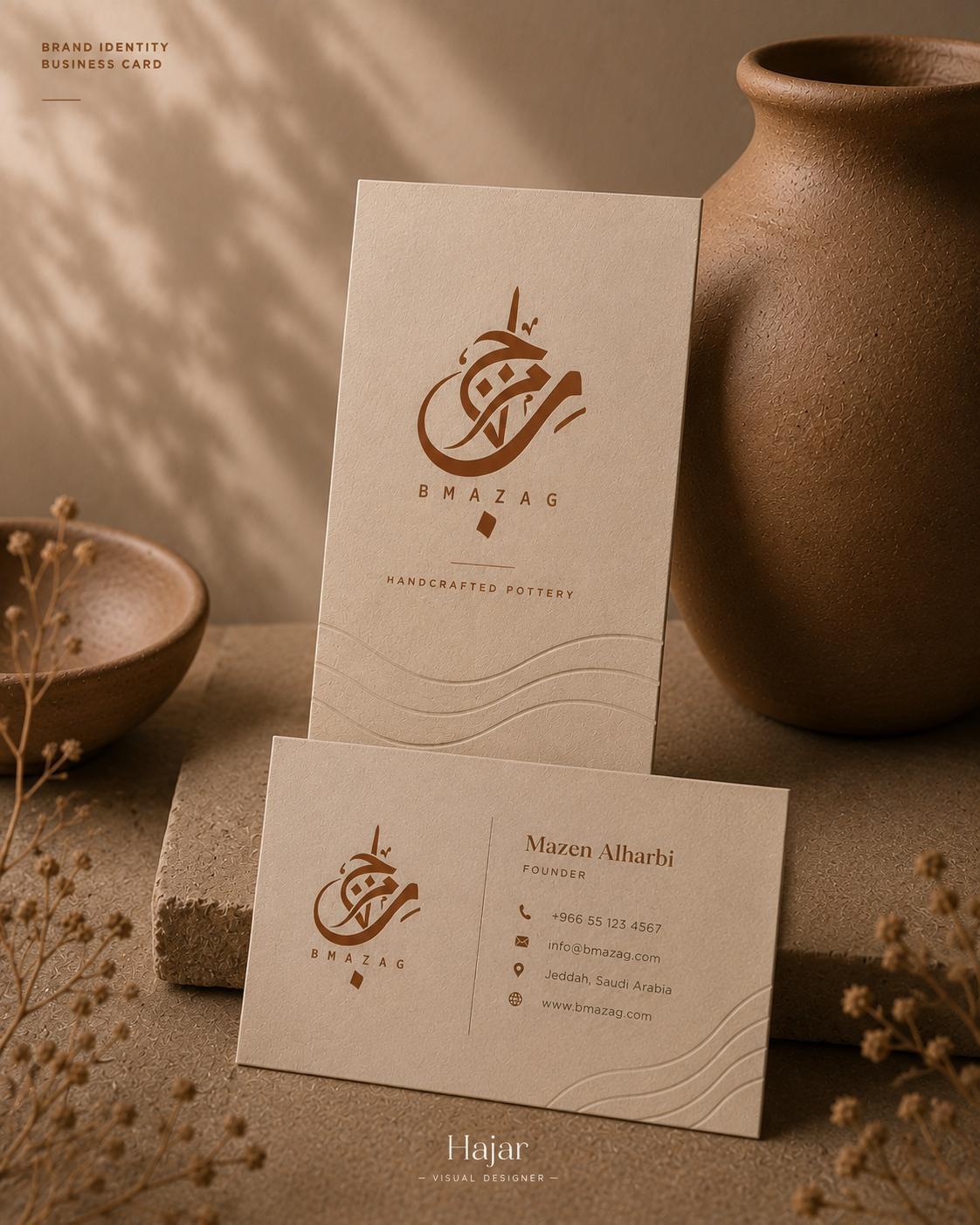 BMAZAG business card presentation