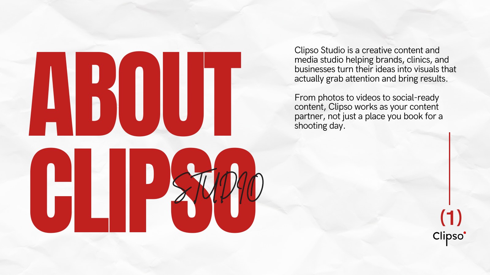 Clipso presentation slide 2