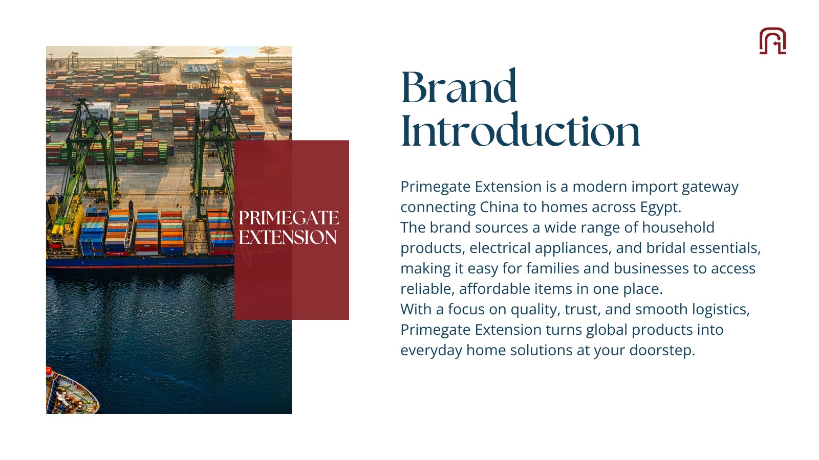 Primegate Extension presentation slide 2